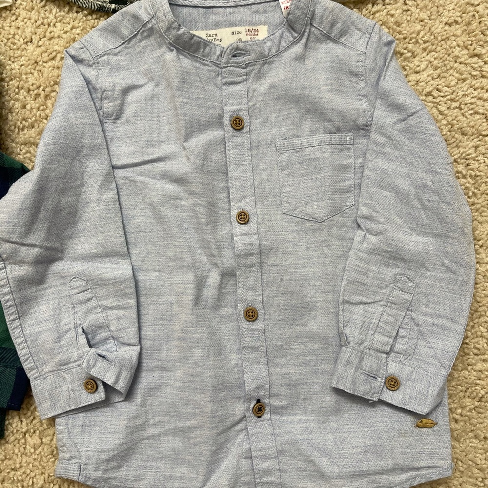 NWT 4 x Zara Kids 18-24 Months Boys Shirts - Picture 5 of 11